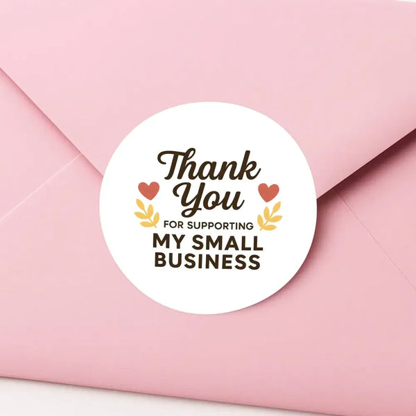 Thank You for Supporting My Small Business Stickers - Sticksy Prints Australia