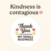 Thank You for Supporting My Small Business Stickers - Sticksy Prints Australia