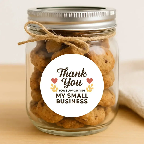 Thank You for Supporting My Small Business Stickers - Sticksy Prints Australia