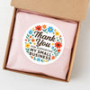 Thank You for Supporting My Small Business Stickers – Bright Floral Edition