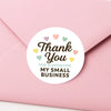 Thank You for Supporting My Small Business Stickers – Rainbow Hearts - Sticksy Prints Australia