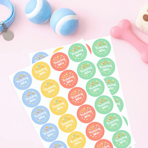 Training Win Pet Training Reward Stickers | Positive Reinforcement Stickers for Dogs & Puppies