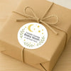 Twinkle Twinkle Baby Shower Stickers – Personalised Moon & Stars Favour Labels - Sticksy Prints Australia