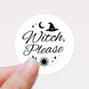 “Witch Please” (Black & White Edition Candle Label Stickers