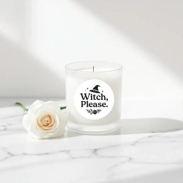“Witch, Please” Candle Label Stickers - Sticksy Prints Australia