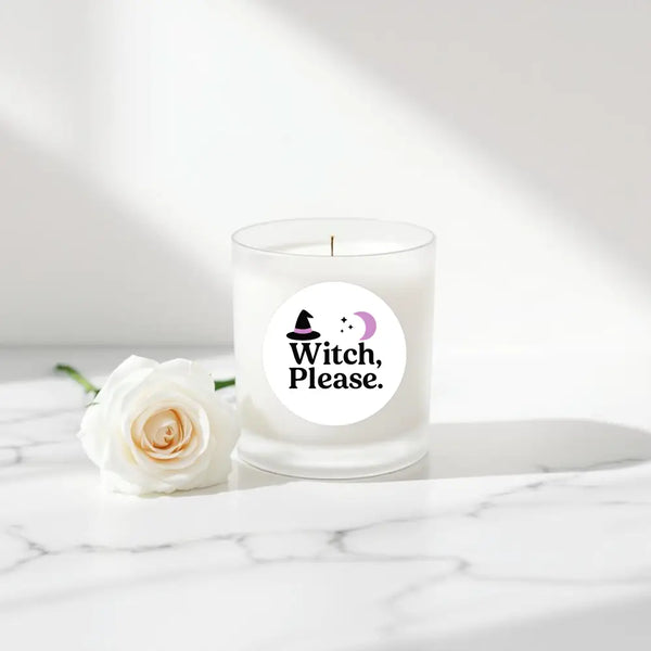 “Witch Please.” (Lilac Edition) Candle Label Stickers