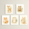 Woodland Animal Wall Art Set – PDF Printable Digital Download