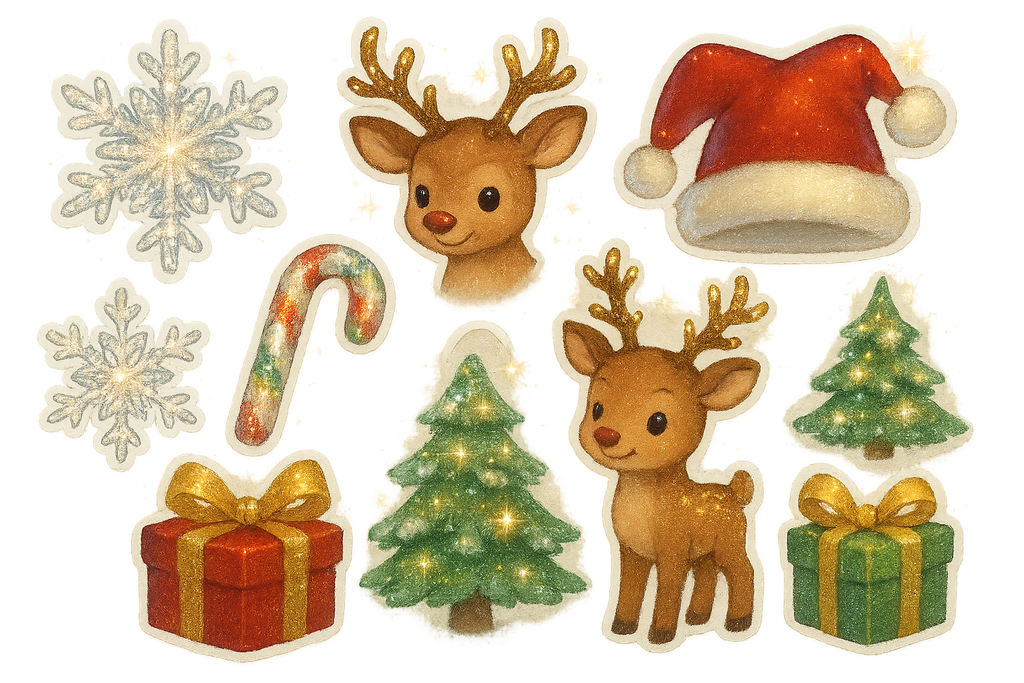 Add a Touch of Magic with Christmas Stickers This Holiday Season