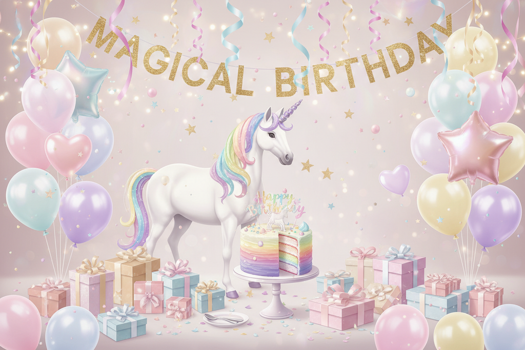 The Ultimate Unicorn Birthday Bash: Decor, Food & Favours - Sticksy Prints Australia