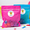 Personalised Kids Birthday Stickers Lion Rainbow Thank You Name Party Favour