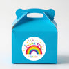 rsonalised Kids Birthday Stickers Rainbow Custom Name Party Favour