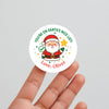 Personalised Kids Christmas Sticker Labels Santa's Nice List