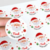 Personalised Kids Christmas Sticker Labels From Santa