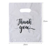 100pk White Thank You Gift Bags for Guests | 3 Sizes