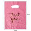 100pk Pink Thank You Gift Bags for Guests | 3 Sizes