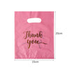 100pk Pink Thank You Gift Bags for Guests | 3 Sizes