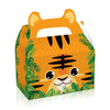 24Pcs Jungle Safari Animal Party Favor Boxes - Portable Cardstock Treat Gift Bags for Kids Birthday, Baby Shower & Events - 6 Cute Styles - Sticksy Prints Australia