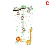 Safari Animals Height Chart - Removable Wall Sticker (Lion, Giraffe & Monkeys) - Sticksy Prints Australia