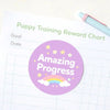Amazing Progress Pet Training Reward Stickers | Positive Reinforcement Stickers for Dogs & Puppies - Sticksy Prints Australia