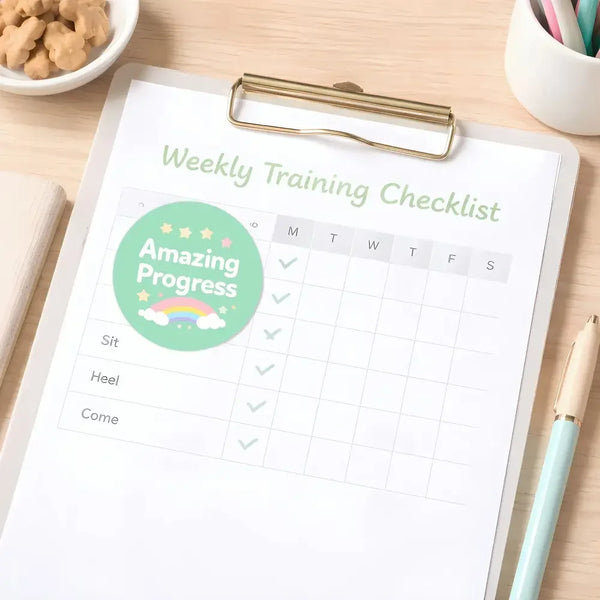 Amazing Progress Pet Training Reward Stickers | Positive Reinforcement Stickers for Dogs & Puppies - Sticksy Prints Australia