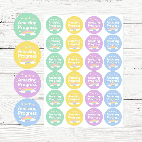 Amazing Progress Pet Training Reward Stickers | Positive Reinforcement Stickers for Dogs & Puppies - Sticksy Prints Australia