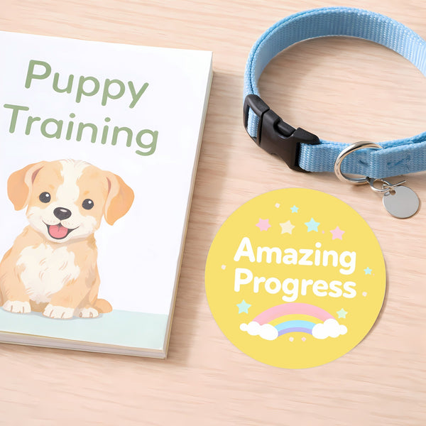 Amazing Progress Pet Training Reward Stickers | Positive Reinforcement Stickers for Dogs & Puppies