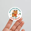 Baby Reindeer Personalised Christmas Stickers – North Pole Delivery
