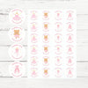 Ballerina Thank You Stickers – Ballet Dress, Slippers, Ballerina Bear & Wand | Personalised Party Favour Labels - Sticksy Prints Australia