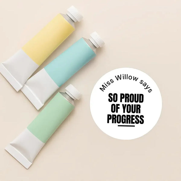 Bold Minimalist Teen Effort Stickers – Personalised Teacher Progress & Motivation Stickers - Sticksy Prints Australia