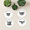 Bold Minimalist Teen Effort Stickers – Personalised Teacher Progress & Motivation Stickers