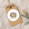 Born Wild in Tasmania Quoll Sticker – Tasmanian Wildlife Mother & Baby Round Sticker - Sticksy Prints Australia