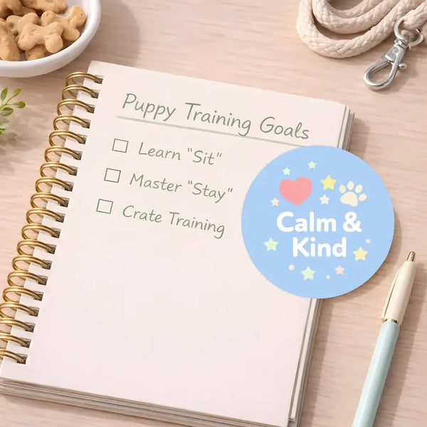 Calm & Kind Pet Training Reward Stickers | Gentle Positive Reinforcement Stickers for Dogs & Puppies - Sticksy Prints Australia