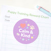 Calm & Kind Pet Training Reward Stickers | Gentle Positive Reinforcement Stickers for Dogs & Puppies