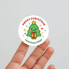 Christmas Tree Gift Stickers – Personalised Name Label - Sticksy Prints Australia