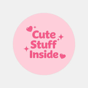 Cute Stuff Inside Stickers | Pretty Packaging Labels for Small Businesses