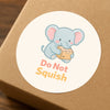 Do Not Squish Stickers | Cute Fragile Packaging Labels for Small Businesses