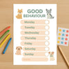 Dog Reward Chart for Kids – Good Behaviour Printable (A4) (Copy)