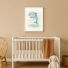 Dolphin Nursery Wall Art Print | Ocean Animal Watercolour | Digital Download