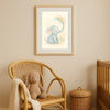 Elephant Nursery Wall Art Print – Safari Animal Watercolour (Digital Download)