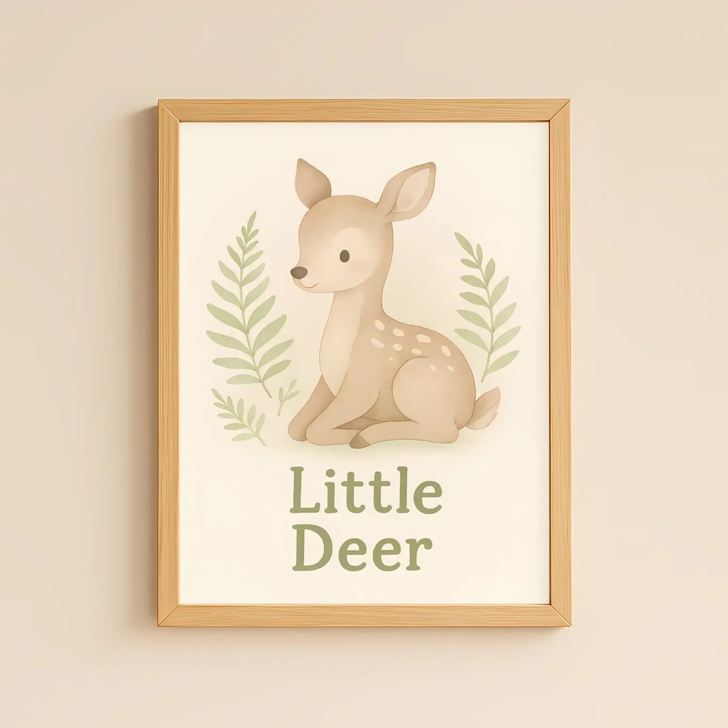 Deer Nursery Wall Art Print