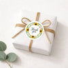 Thank You Sunflower Daisy Wreath Stickers Packaging Labels | Small Business Australia - Sticksy Prints Australia