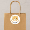 Custom Cat Photo Portrait Label Stickers – Personalised Just for You!