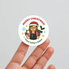 Personalised Christmas Stickers for Hairdressers & Salons