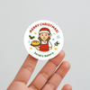 Personalised Christmas Bakery Stickers – Merry Christmas Bakery Stickers