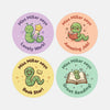 Personalised Bookworm Reward Stickers for Teachers | Cute Reading Classroom Praise Labels