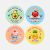 Personalised Fruit Food Reward Stickers for Teachers | Cute Classroom Praise Labels