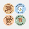 Personalised Bear Reward Stickers for Teachers | Cute Classroom Praise Labels