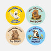 Personalised Australian Animal Reward Stickers for Teachers | Cute Classroom Praise Labels