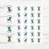 Russian Blue Cat Teacher Reward Stickers – Classroom Motivation & Praise