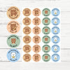 Personalised Bear Reward Stickers for Teachers | Cute Classroom Praise Labels